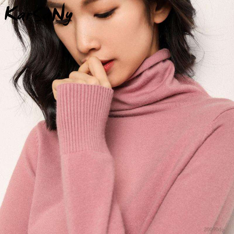 Thin Cashmere Turtleneck Sweaters