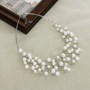 Chain Pearl Necklace