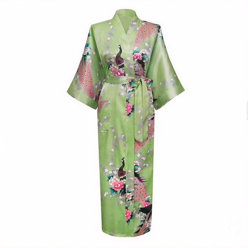 Silk Rayon Long  Robes