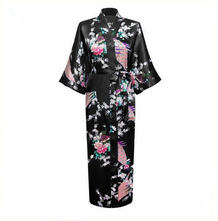 Silk Rayon Long  Robes