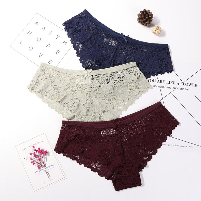 3pc Lace Panties