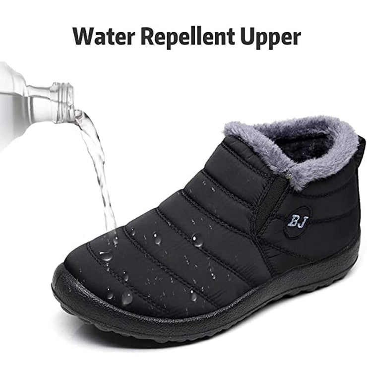 Flat Waterproof Snow Ankle Boots