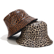 Waterproof Faux Leather Bucket Hats