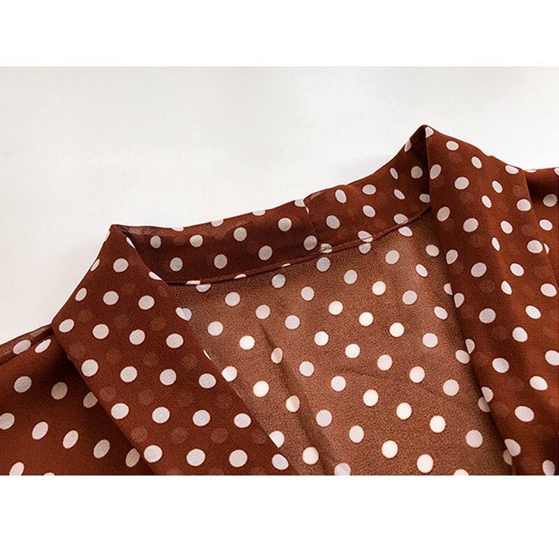 Vintage Polka Dot Blouses