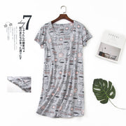 Short Sleeve Cartoon Nightgowns