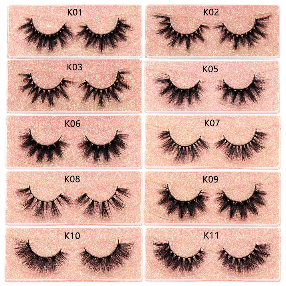 3D Mink Fluffy Thick Eyelashes