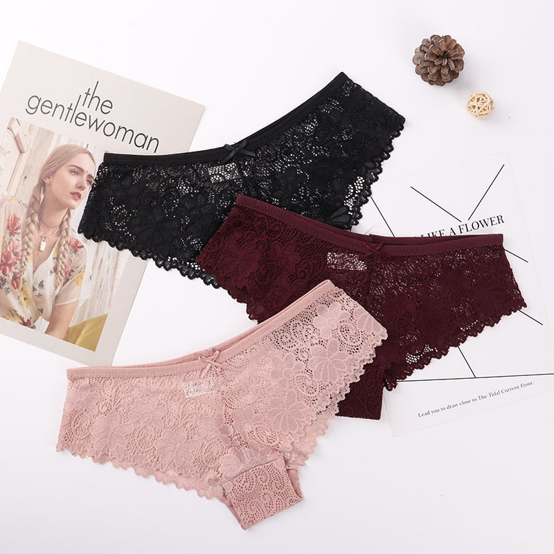 3pc Lace Panties