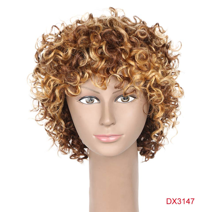 Rebecca Short Loose Curly Human Hair Wigs