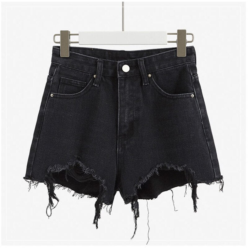 Short High Waist Denim Shorts