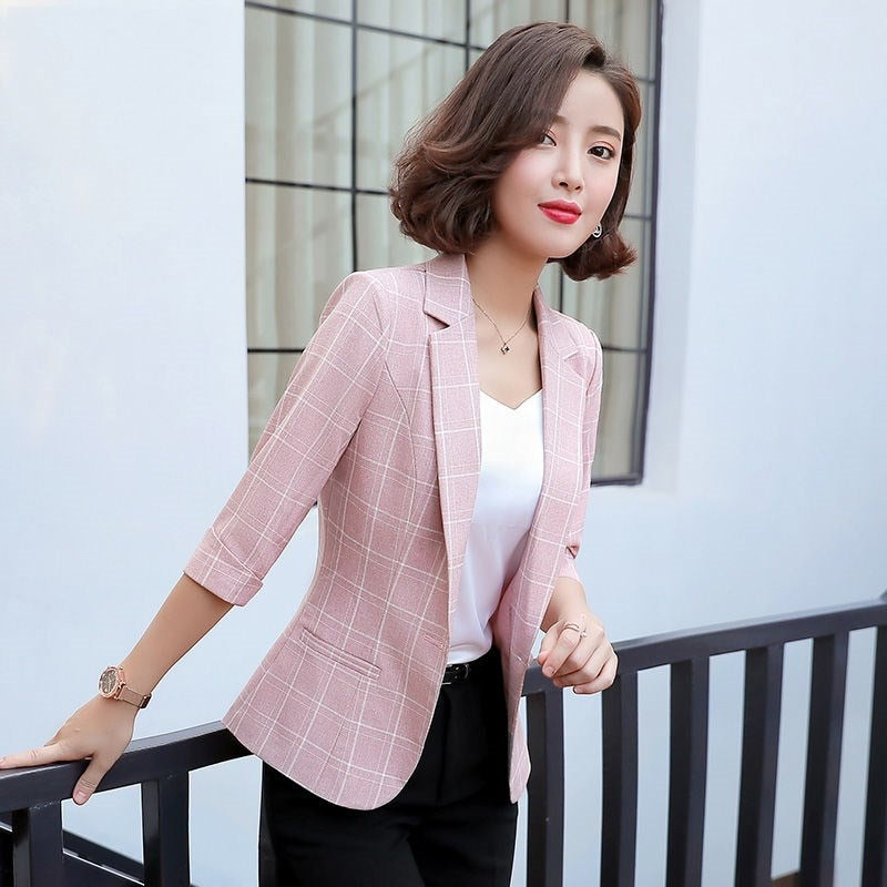 Office Lady Single Breasted Blazer