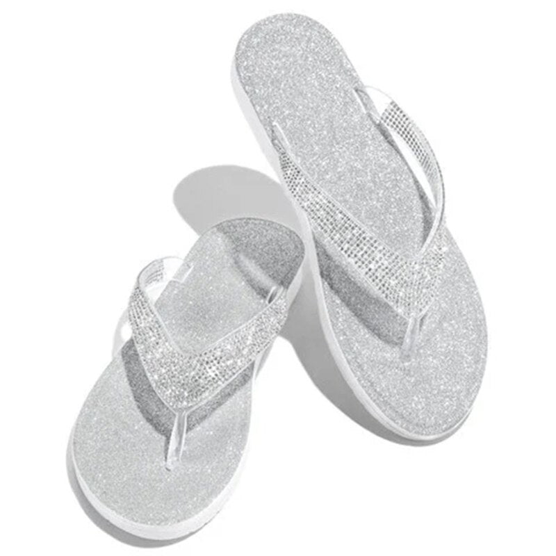 Crystal Flip Flops