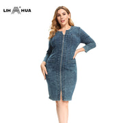 Slim Fit Denim Dress