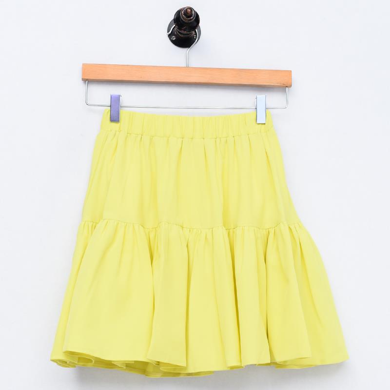 High Waist Ruffles Mini Skirts