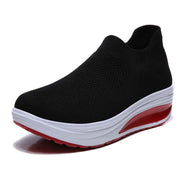 Thick Sole Vulcanized Slip-on Sneakers