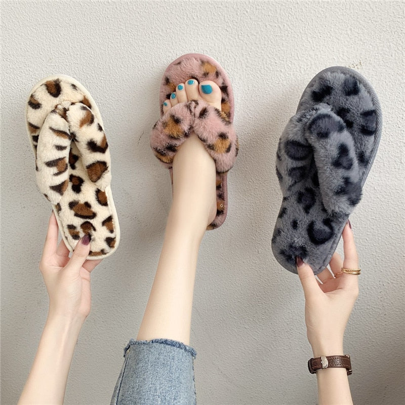 Faux Fur Slippers