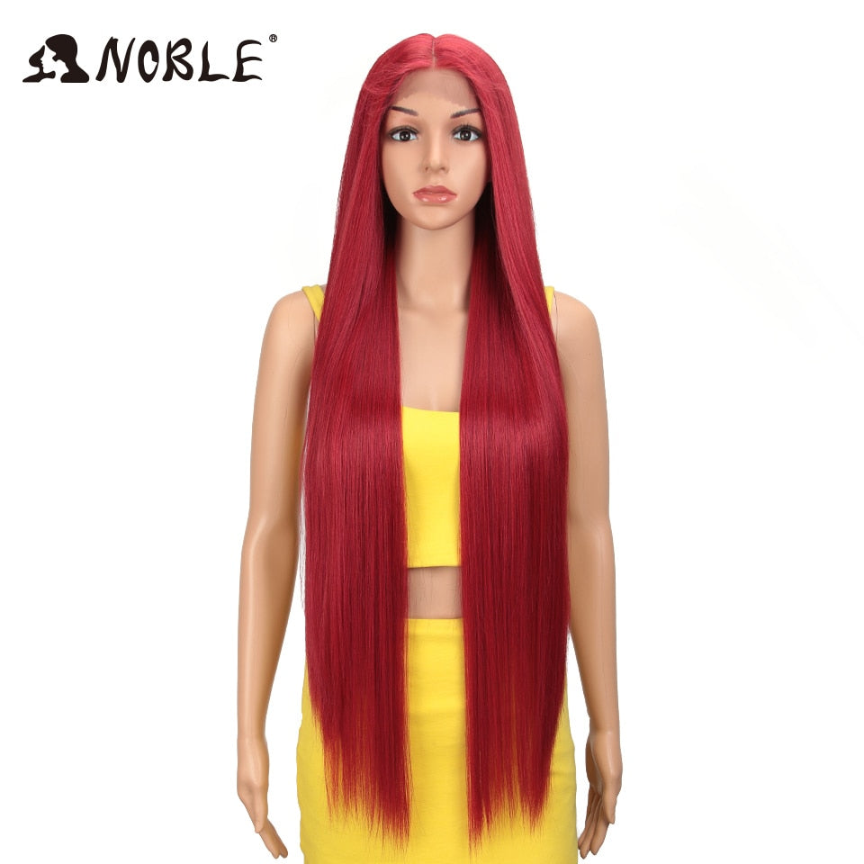 Noble Synthetic Straight Lace Front Wig