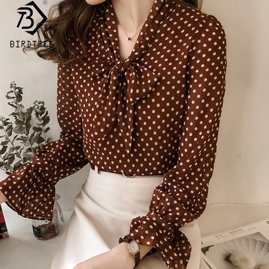 Vintage Polka Dot Blouses