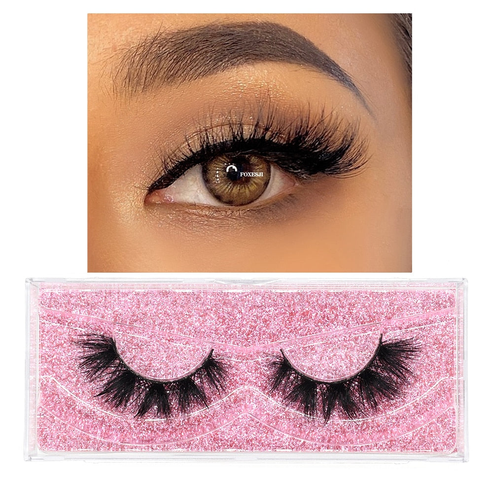 FOXESJI 3D Dramatic Mink Lashes