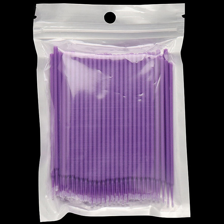 100pcs Disposable Micro Eyelash Brushes