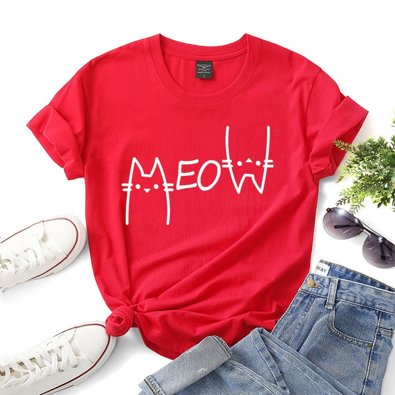 Funny Printed Cotton T-Shirts