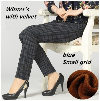 Slim High Waist Stretch Dress Pants