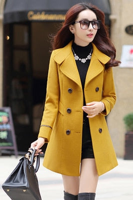 Medium Length Wool Jacket