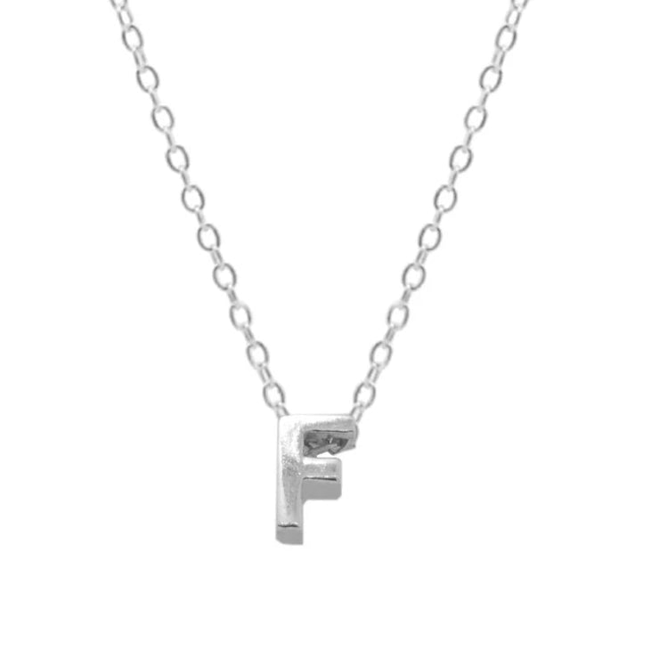 CANNER 100% Sterling Silver 26 Letter Necklaces