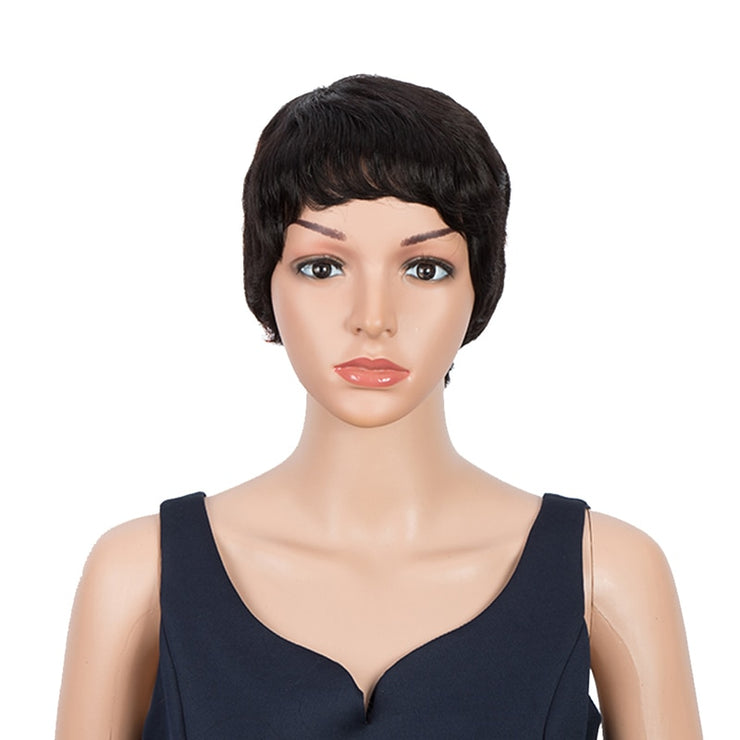 Short Remy Human Hair Wigs