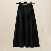 Jacquard Knitting Pleated Skirt