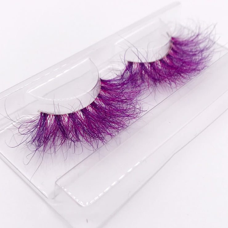 25mm 3D colorful mink lashes