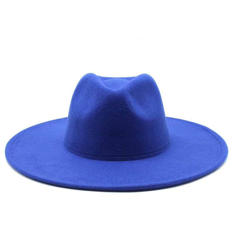 Wool Crushable Classical Wide Brim Fedora