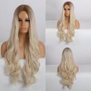 EASIHAIR Long Wavy Blonde Heat Resistant Synthetic Wigs