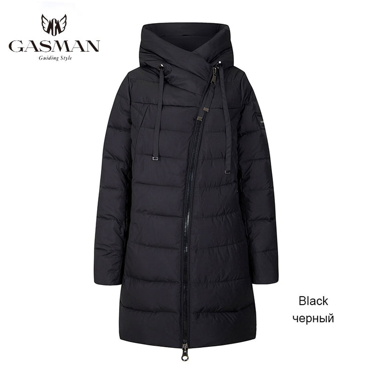 Long Puffer Thick Hooded Coat