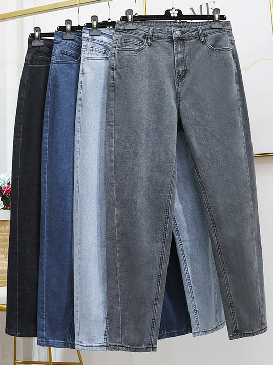 Full Length Zipper Skinny Jeans