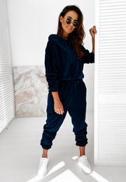 Velour Two Piece Tracksuit