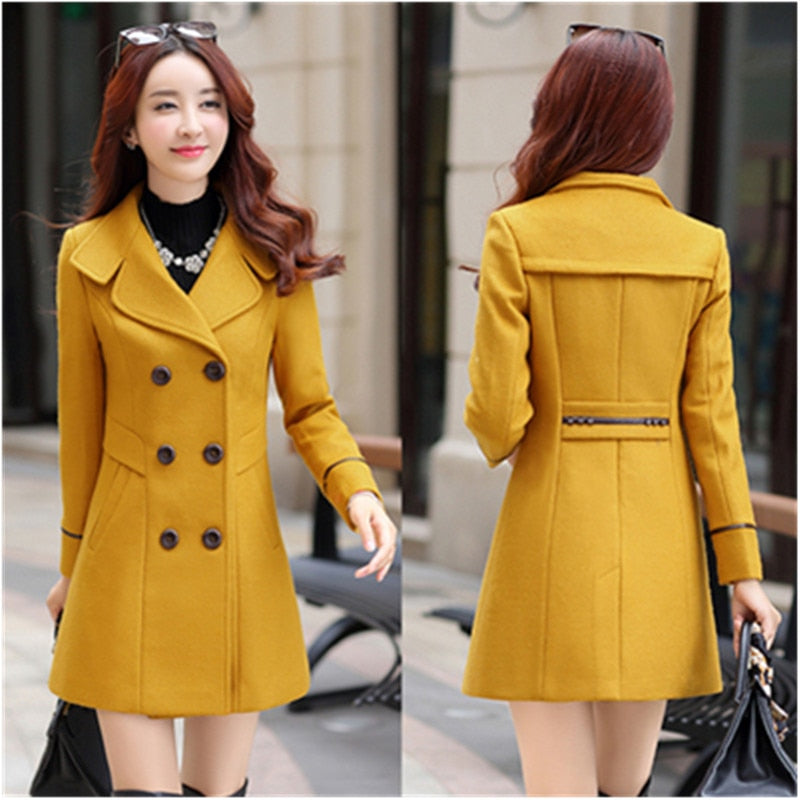 Medium Length Wool Jacket