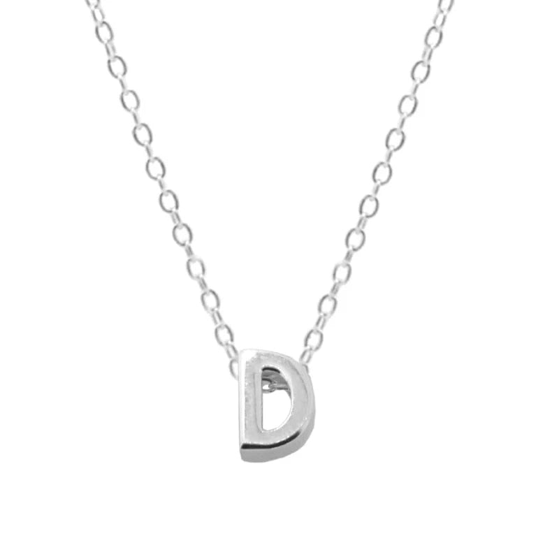 CANNER 100% Sterling Silver 26 Letter Necklaces