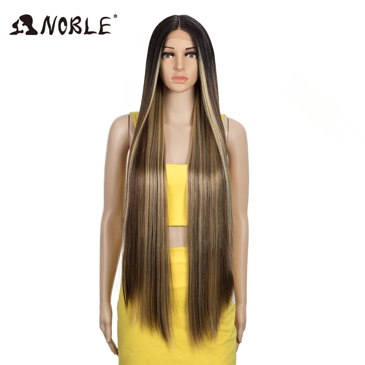 Noble Synthetic Straight Lace Front Wig