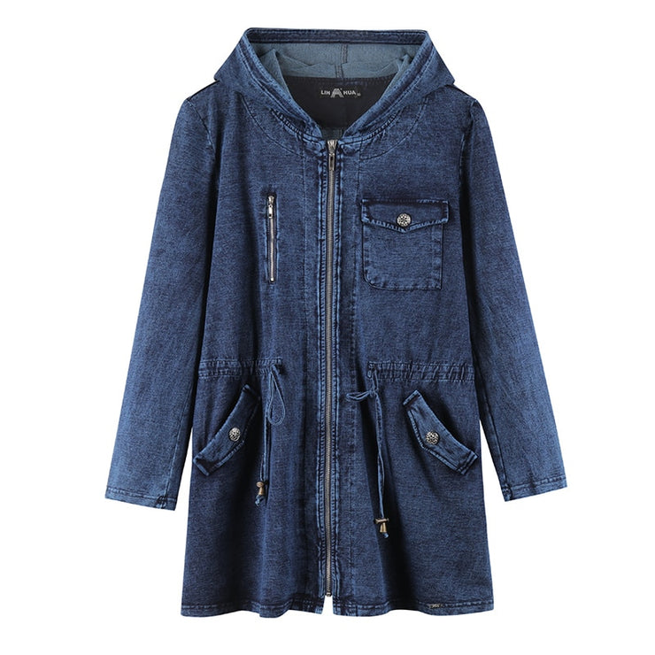 Denim Long Stretch Jacket