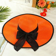 Foldable Big Bow Sun Hat