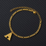 Alphabet Chain Ankle Bracelet