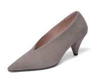 Suede Shallow pumps