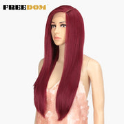 FREEDOM U Part Synthetic Lace Cosplay Wigs Heat Resistant