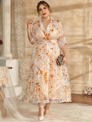 TOLEEN Floral Maxi Dress