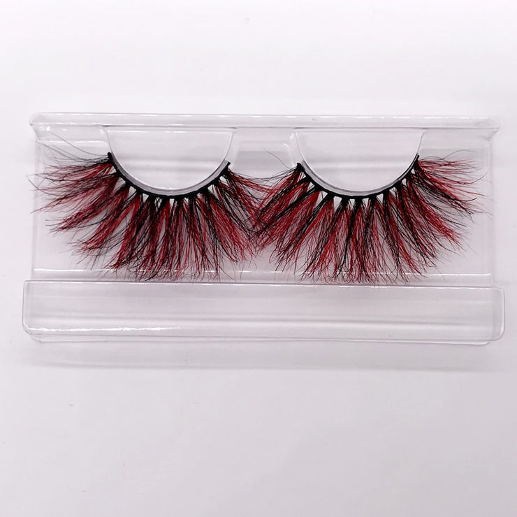 25mm 3D colorful mink lashes