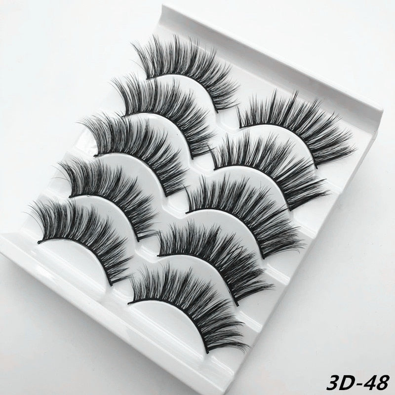 5 Pairs 3D Mink Eyelashes