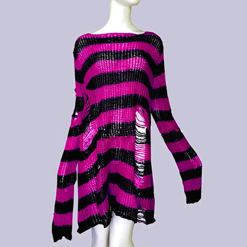 Gothic Hollow Out Sweater Dresses