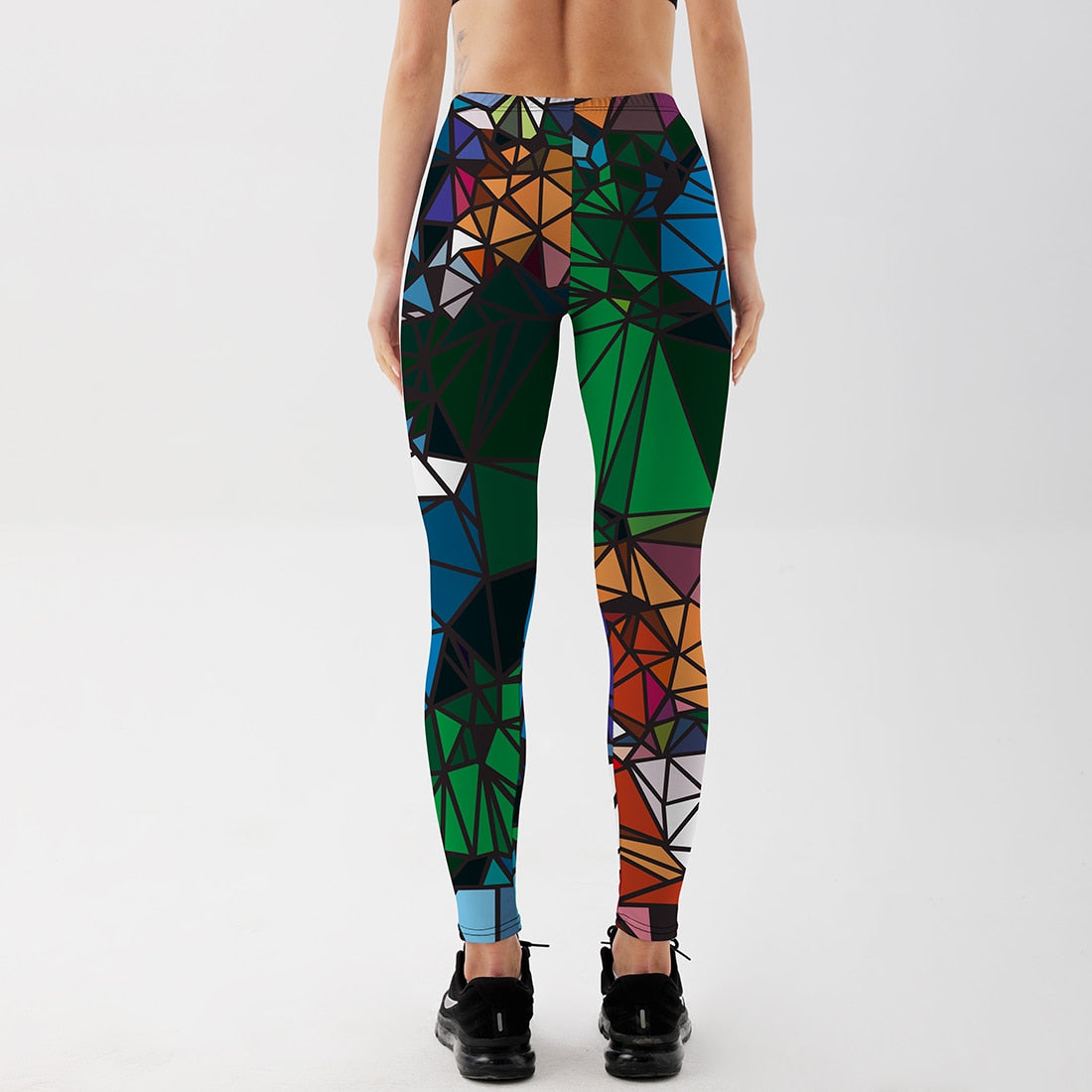 Diamond Color Digital Print Leggings