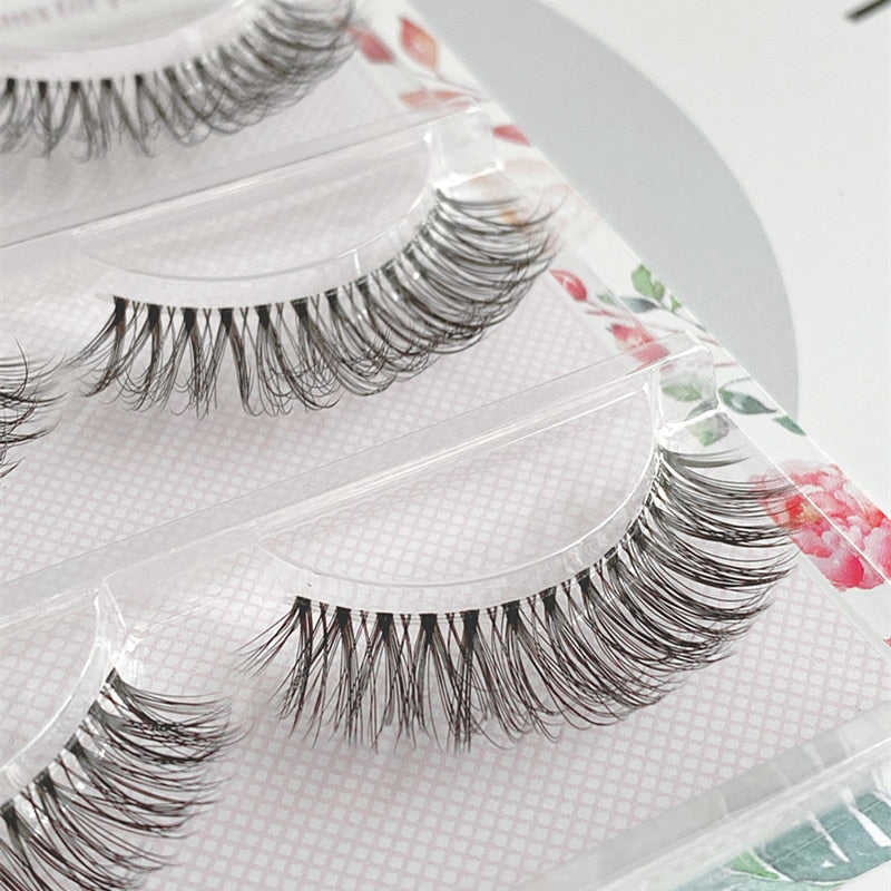 3D Mink Lashes Natural Short Full Strip