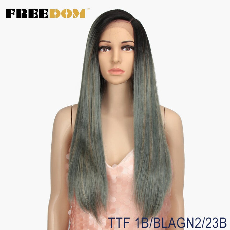 FREEDOM U Part Synthetic Lace Cosplay Wigs Heat Resistant